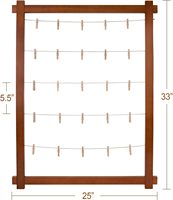 Classe Cadre Photo En Bois Collage Pinces De Graduation Décoratives Horizontal Maternelle Préscolaire Lycée Collège Mémo Conseil