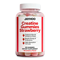Gummies à la créatine OEM/ODM à la fraise pour la croissance musculaire, la force et l'énergie |   Complément nutritionnel sportif à haute absorption et à croquer
