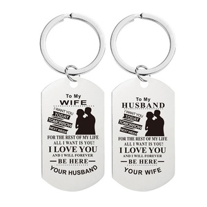 Oneway <b>Key</b> Chain <b>Key</b> <b>Ring</b> Photo Printing Lovers Sublimation Couple Keychain <b>Custom</b> Logo Valentines Gift - Product Image 3