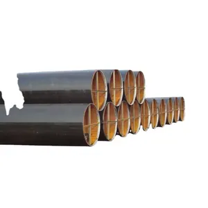 Astm a 252 sch 40 38 дюймов стальная труба с черным покрытием lsaw