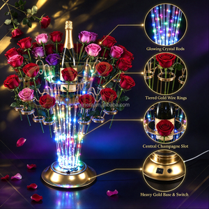 New bar club Lounge wedding Wedding Birthday Party Event LED VIP Bottle Service Floral Decor Light Up Shot Glass <b>holder</b> - Product Image 3