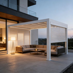 Tingmeihaoting Hot Sale <span class=keywords><strong>5x5</strong></span> Metalen Tuinpaviljoen, Vrijstaand, Optioneel in Bulk, Slimme Gazebo - Product Image 3