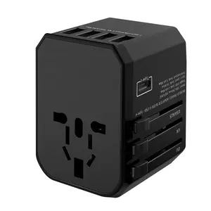 Universal World Travel Adapter and Plug Converter with USB Charger Port