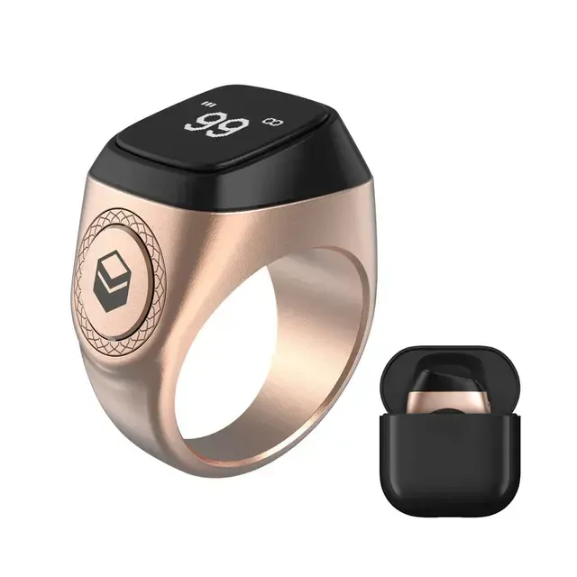 2026 Smart Muslim Islamic Oem Electronic Zikir Counter Muslim Pray Qibla Azan Alarm Clock Zikir Ring