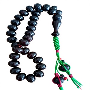 Perles de Tasbeeh en résine écologiques faites à la main, luxueuses, pour la prière musulmane islamique, chapelet Misbaha, cadeau religieux - Product Image 5