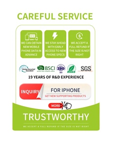 Từ trường hợp điện thoại với Tempered Glass bảo vệ màn hình chống sốc trong suốt TPU bìa và 9H Độ cứng bảo vệ thiết lập <span class=keywords><strong>iPhone</strong></span> - Product Image 6