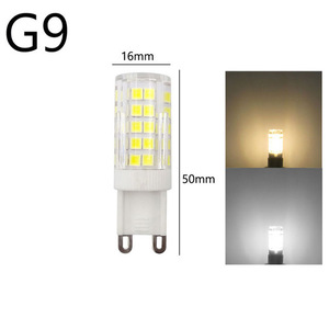 Lampu Bohlam Keramik <span class=keywords><strong>LED</strong></span> Kecil Model Jagung <span class=keywords><strong>G9</strong></span> E14 E11 E12 E17 BA15D G4 GY6.35 G8 7W 2835 kecerahan dapat diatur 110V 220V Dapat Diredupkan - Product Image 6