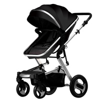 Poussette de bébé européenne acheter de la Chine fabricant/landaus de luxe 3 en 1 avec siège de voiture/maman chaude mode bébé chariot à vendre