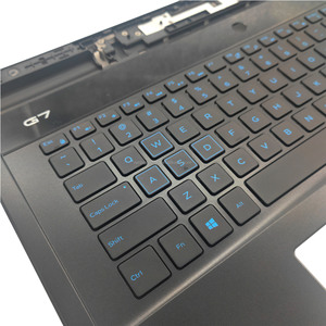 สำหรับเดลล์ G7 17 7790 ซีรีส์แล็ปท็อปสำหรับเล่นเกมฝาครอบด้านบนพร้อมไฟแบ็คไลท์สีฟ้า US คีย์บอร์ดส่วนบนที่วางฝ่ามือ-17.3'' - Product Image 3