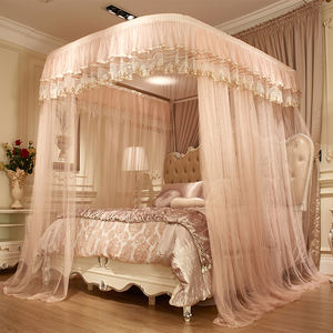 Proveedor de Mosquiteras de Lujo <span class=keywords><strong>para</strong></span> Cama, <span class=keywords><strong>Mosquitera</strong></span> de Princesa con Riel Guía y Cordón - Product Image 2