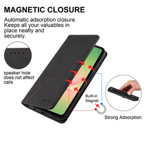 Funda Magnética con Tapa Abatible para <span class=keywords><strong>iPhone</strong></span> <span class=keywords><strong>15</strong></span>/16/17 y Samsung Galaxy A36/A56, con Diseño de Tarjetero Estilo Cuero, Incluye - Product Image 3