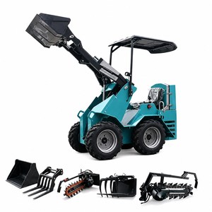 Loading Integrated <b>Machine</b> Garden Orchard Skid Steer Loader Mini Skid Steer Loader with <b>Attachments</b> - Product Image 1