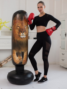 Sac de frappe gonflable autoportant de nouveaux modèles pour la <span class=keywords><strong>boxe</strong></span> remplie d'air en PVC de sport pour la pratique - Product Image 5