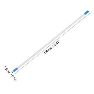 Flexibles Flach kabel, 6 Stifte 0,5mm Abstand 150mm FPC FFC Flexibles Flach band kabel für LCD-TV DVD-Player Laptop (Typ A) - Product Image 3