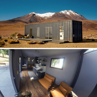 Maisons préfabriquées en conteneurs maritimes pour l'extérieur, une chambre, intelligentes, 20 pieds, 40 pieds, maisons en conteneurs habitables