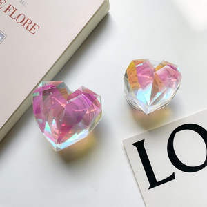 Corea ins transparente láser en forma de corazón anillo de dedo soporte de conversación soporte elástico de teléfono plegable para iPhone Samsung <span class=keywords><strong>Xiaomi</strong></span> - Product Image 5