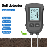 Nouveau Testeur Numérique de Fertilité du Sol 5-en-1 – Analyseur de Nutriments et de pH du Sol – Vente Directe Usine