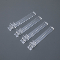 Poussoir d'étagère transparent réglable en PVC modèle Xuhui pour présentoir de cigarettes et de boissons, organisateur de vente au détail