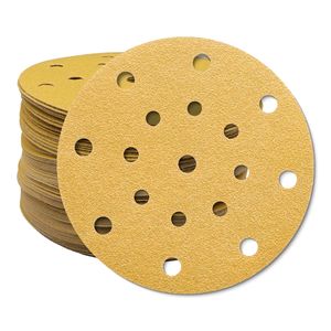 Шлифовальные диски 150 мм, наждачная бумага 125 мм, для гипсокартона, 6 дюймов, абразивные, автомобильные, керамические, 150 мм, наждачная бумага, шлифовальные диски - Product Image 1
