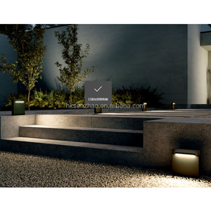 SENZHAO Square LED Wall <b>Light</b> IP65 Aluminum Glow Outdoor Wall <b>Sconce</b> Modern Villa Courtyard Hotel Exterior Decor Wall <b>light</b> - Product Image 2