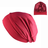 Gorro de algodón fino de verano Unisex, gorro de dormir holgado de una sola capa, estilo holgado, Color sólido, grueso, cómodo para hombres y mujeres
