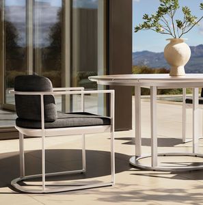 <span class=keywords><strong>Malaga</strong></span> Nordic Modern Outdoor Aluminium Eettafel Stoel Set Patio Balkon Terras Meubilair Waterdichte Tuin Dining Set - Product Image 2