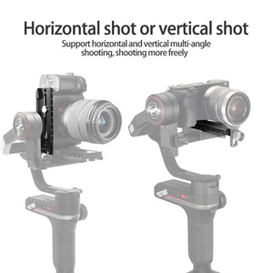 Feichao <b>Gimbal</b> L-Plate For Zhiyun Weibei S Rs2 Sc2 Aluminum Alloy Simple Operation - Product Image 3
