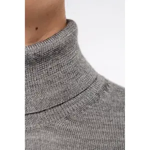 Suéter de Cuello Alto de Lana Merino para Mujer - Product Image 3