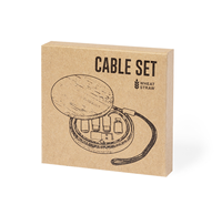 Promo Panas Kotak Kayu Ramah Lingkungan 6 in 1 Kabel Data Multiport USB C Kit Adaptor Pengisi Daya Cepat 60W Kabel Pengisi Daya Ponsel