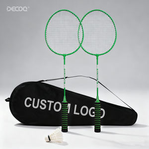 Set di Racchette da Badminton Professionali DECOQ in Acciaio per Uso in Club, Programmi di Allenamento di Gruppo, Include Racchette Multiple per Pratica di Squadra - Product Image 1
