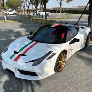 New for 2011-2016 458 Carbon Fiber Body Kit with Fog Light Front Bumper & <b>Engine</b> <b>Hood</b> Car Modification Upgrade - Product Image 5