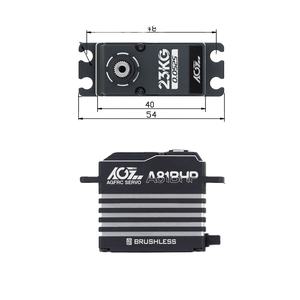 A81BHP 23KG Couple 0.052Sec Super Vitesse Haute Performance Voiture RC Numérique 1/10 Programmable Brushless 3-Roulements HV Métal - Product Image 1