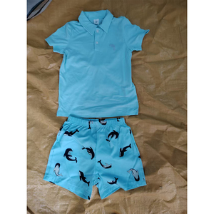 Pretty And Smart Floral <b>Sunglasses</b> Print Cotton T-Shirt With Matching Shorts Set For <b>Girls</b> Children's Casual Wear - Product Image 4