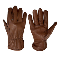 OEM Gants en cuir XL confortables de haute qualité Logo Construction mécanique Sécurité polyvalente pour le travail pour les pompiers