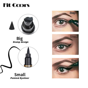 <span class=keywords><strong>Eyeliner</strong></span> 2 en 1 Pro, Tampon <span class=keywords><strong>Eyeliner</strong></span> Ailé Maquillage Waterproof, Crayon <span class=keywords><strong>Eyeliner</strong></span> Liquide Noir - Product Image 3