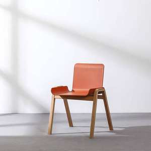 Wholesale Fashion Modern Comfortable Restaurant <b>Chairs</b> Plastic Dining <b>Chair</b> With <b>Wooden</b> Legs - Product Image 1