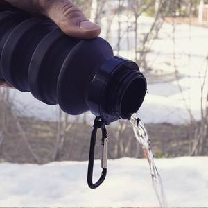 Bình Nước Silicon Có Thể Gập Lại Tùy Chỉnh Tái Sử Dụng Cấp Độ Thực Phẩm, Cốc Silicon Gấp Gọn Thể Thao Uống Nước Du Lịch Tiện Dụng Với Số Lượng Lớn - Product Image 4