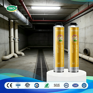 Colle adhésive en spray de mousse de polyuréthane liquide blanche écologique Yaqi, monocomposant, isolant et scellant pour sous-sol - Product Image 1
