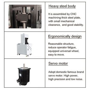 Servomoteur de haute précision de machine de sertissage de borne hexagonale de cosse de câble d'alimentation électrique 30T - Product Image 5