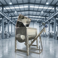 Prix des mélangeurs horizontaux pour amidon alimentaire, mélangeur industriel à double ruban