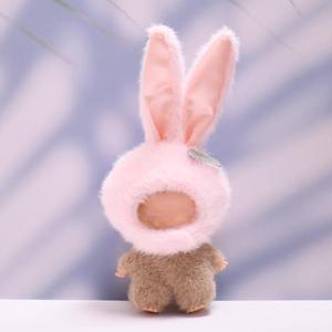 Vêtements adaptés uniquement pour poupées Mini Quatrième Génération, accessoires vestimentaires avec coiffe oreilles de lapin pour Lafufu - Product Image 4
