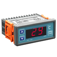 Termostat STC-100A presisi tinggi, pengontrol suhu Termostato 220V 50/60HZ dengan modul saklar tampilan LED