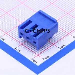 VHR-3N-BL Housing (Wire-to-Board / Wire-to-Wire) P=3.96mm Connector 1x3P 3.96mm VH 1 - Product Image 2