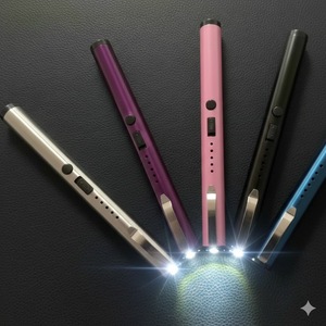 KP Factory Price Rechargeable High Lumens Tactical Flashlight Super Bright Small Self Defense LED Promotional White Outdoor Pen