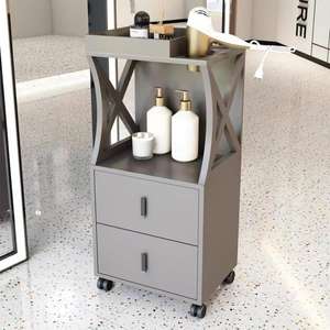 2025 moderne bois coiffeur Spa chariot Salon de beauté stockage outils chariot pour salon salle de bain chambre-salon de coiffure meubles - Product Image 5