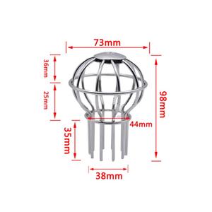 38mm Downpipe grondaia palloncino di protezione filtri filtro Anti-blocco scudo per sistemi di tubazioni - Product Image 5