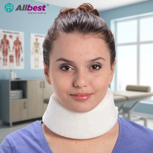 Collier cervical en mousse médicale Allbest blanc avec soutien et confort, certifié CE, tailles S/M/L/XL, modèle ATH003W - Product Image 3