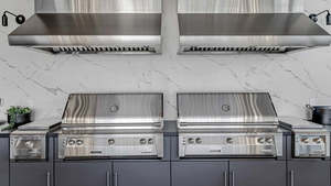 Vermont Armoire de cuisine intelligente extérieure dans un <span class=keywords><strong>petit</strong></span> jardin avec armoire de cuisine en acier inoxydable pour barbecue - Product Image 6