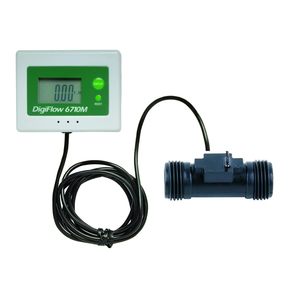 Savant DigiFlow 6710M 3/4 NPT Digital <b>Water</b> <b>Flow</b> <b>Meter</b> Totalizer for Filter Systems - Product Image 2