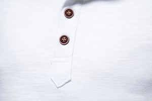 Bordado personalizado o logotipo de impresión Color sólido Poliéster Casual Slim Fit Camiseta de manga larga Cuello redondo Camiseta de poliéster blanco - Product Image 5